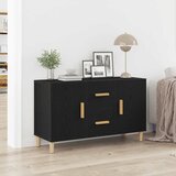  Komoda crni hrast 100x36x60 cm inženjerski drvo | Eponuda.com