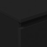  Komoda crna 60 x 35 x 98,5 cm od konstruiranog drva | shoptok.hr
