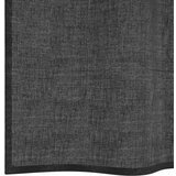 Voile zavjese s ušicama 2 kom crne 140x140 cm | shoptok.hr