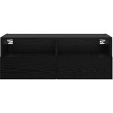 TV zidni ormari Zidne 2 pcs Crni hrast 80 x 30 x 30 cm | shoptok.hr