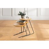 Woody Fashion metis - natural natural nesting table (3 pieces)