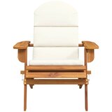  Vrtna stolica Adirondack s jastucima masivno bagremovo drvo | shoptok.hr