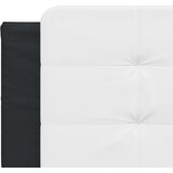 vidaXL Jastuk za uzglavlje bijelo-crni 200 cm od umjetne kože | shoptok.hr
