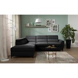 MID.YOU KOTNA SEDEŽNA GARNITURA, velur črna | Shoptok.si