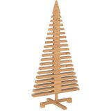  Drveno božićno drvce KOTKA 120 cm Masivna borovina - 120 cm Smeđa završna obrada | shoptok.hr