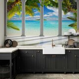  Foto tapeta - Sea behind Columns 200x140 Vodootporna | shoptok.hr