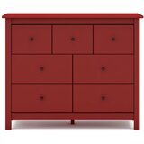 Marckeric Crvena niska komoda od borovine 110x80 cm Misti - Cijene