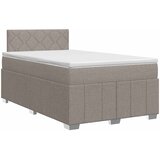  Boxspring krevet s madracem Sivosmeđa 120 x 190 cm Tkanina | shoptok.hr