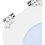  Toaletna sjedala s mekim zatvaranjem Plava 44 x 38 cm MDF ploča | shoptok.hr