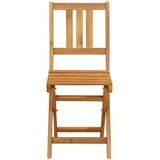  Vanjske bistro stolice 8 pcs Prirodna 40 x 42 x 85 cm | shoptok.hr