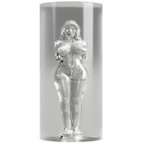 Stroker Female Shaped Tunnel Masturbator Transparent Cene
