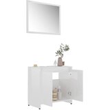  Set kupaonskog namještaja sjajni bijeli od konstruiranog drva | shoptok.hr