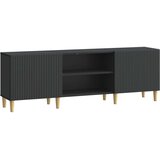 TV omarica Črna 150 x 31 x 50 cm Inženirski les, (5000210272) | Shoptok.si