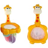 Igračka za kupanje Mini koš žirafa + gumene lopte - šarene | Shoptok.si