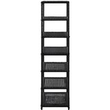  Stalak za cipele crni 50 x 30 x 120 cm od poliratana | shoptok.hr