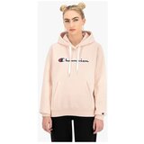 Champion Wmns Organic Cotton Blend Script Logo Hoodie Ružičasta | shoptok.hr