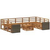 vidaXL Sedežne garniture 10 pcs Naravna Masiven les akacije, (5000283617) | Shoptok.si