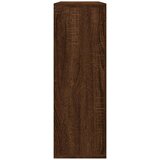  Stenska polica rjavi hrast 104x20x58,5 cm konstruiran les, (20643060) | Shoptok.si