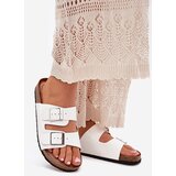 Boto Women's Cork Platform Sandals With Buckle White Evisolla | Shoptok.si