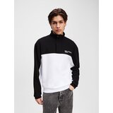 Karl Lagerfeld jeans Sweater majica crna / bijela | shoptok.hr