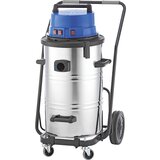 eurokraft pro industrijski sesalnik za mokro in suho sesanje, 95-l posoda iz nerjavnega jekla, 3600 w, s podvozjem in prekucnim mehanizmom Cene