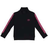 Športne jope in jakne Girl Sweatshirt Full Zip Pink Girl Črna