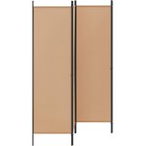  4-panelni pregradni zid Bež 200 x 180 cm Tkanina | shoptok.hr