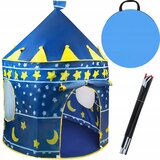  Otroški šotor grajski grad za vrt moder | Shoptok.si