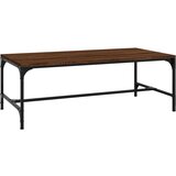 The Living Store Klubska mizica rjav hrast 100x50x35 cm inženirski les - Klubska Mizica, (21421444) | Shoptok.si