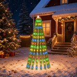  LED božićno drvce 470 cm 1504 LED lampica Čelik | shoptok.hr