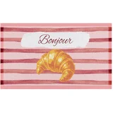 Predpražnik iz PVC-ja 40x70 cm Croissant Bonjour –