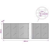  Gabion s žicom debljine 3 5 mm i mrežom 5x2 5 cm 800x10x100 cm - 10 cm 100 cm 800 x 230 cm | shoptok.hr