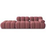 Micadoni Home rožnata žametna sedežna garnitura 282 cm bellis – Cene