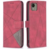 INORCO Ohišje za telefon Nokia G310 PU usnjena torbica z vtisnjenim rombom, stojalo, preklopni ovitek za telefon, (22032928) Cene