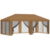 vidaXL Pokrov za gazebo s stranskimi stenami 6 x 3 m Bež Poliester 190, (5000218842) Cene