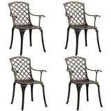  5-dijelni bistro set od lijevanog aluminija brončani | Eponuda.ba