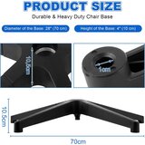 DAJAVE kovinsko podnožje za pisarniški stol 70 cm | Shoptok.si