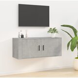  Zidni TV ormarić siva boja betona 100x34,5x40 cm | shoptok.hr