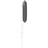  Tapecirani uzglavlje s uzglavljem Bijela i svijetlo siva 160 cm | shoptok.hr