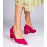 D/CEO marka niezdefiniowana Pink women's pumps made of suede Wallos | Shoptok.si