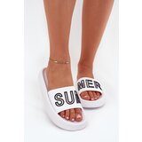 VINCEZA Women's Slippers On Thick Sole SUMMER White 76051 | Shoptok.si