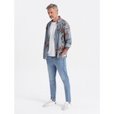 Ombre Men's denim pants CARROT FIT - light blue | shoptok.hr