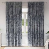  Baršunaste zavjese 2 pcs Srebrno Siva 225 x 140 cm Baršun | shoptok.hr