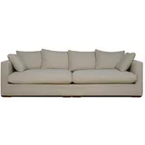 Scandic Bež sofa od samta 266 cm Comfy –