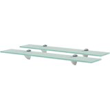 Zidne police 2 kom staklene 60 x 10 cm 8 mm | shoptok.hr