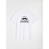 Sinsay Pamučna majica s natpisom Call Me Padre | shoptok.hr
