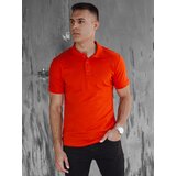 DStreet Koszulka męska polo pomarańczowa | Shoptok.si