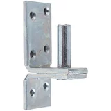 Nasadilo za vrata Stabilit (premer vezne osi: 13 mm, razmik med vezno osjo in ploščo: 25 mm, 99 x 39 mm)