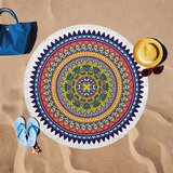 Lessentiel Maison Peškir za plažu Renkli Mandala, 150x150 cm, Šareni | ePonuda.com