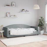  Dnevni krevet svjetlosivi 80 x 200 cm od tkanine | Eponuda.com